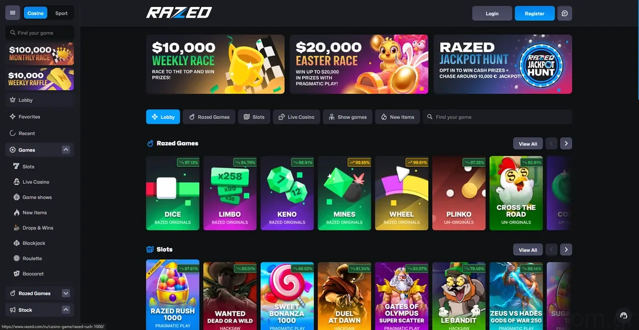 Razed Casino Casino